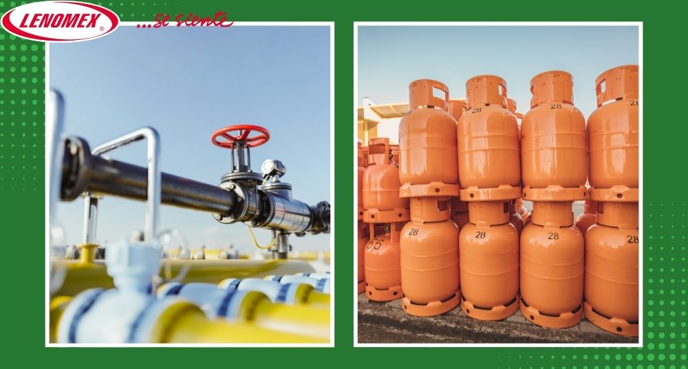 Diferencias gas natural y gas lp