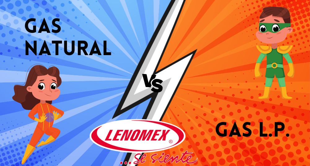 Gas natural o gas lp